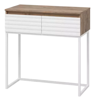 Консоль Brevita Dakota 80 см DAK-019080-19-012Я напольная, белая, темное дерево