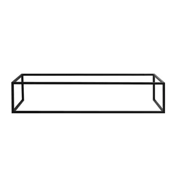 Консоль металлическая под раковину BelBagno Etna-Kraft 120 см EK-120-ST подвесная, черная матовая