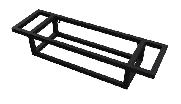 Консоль под раковину Grossman Метрис 70 см 105003 подвесная черная