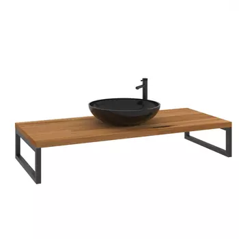 Консоль под раковину ORKA Kestel 120 см 3001043 подвесная, дуб