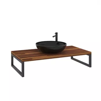 Консоль под раковину ORKA Kestel 95 см 3001038 подвесная, орех