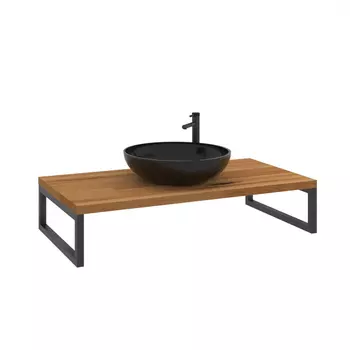 Консоль под раковину ORKA Kestel 95 см 3001039 подвесная, дуб