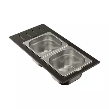 Контейнер Omoikiri DC-02-2 4999075 хром