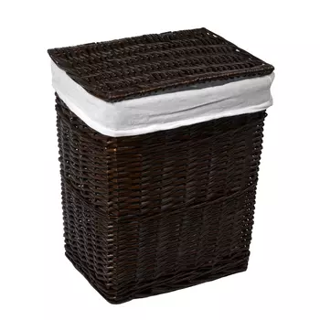 Корзина для белья Wasserkraft Isar WB-130-M темно-коричневая