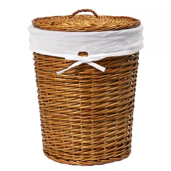 Корзина для белья Wasserkraft Leine WB-350-M коричневая