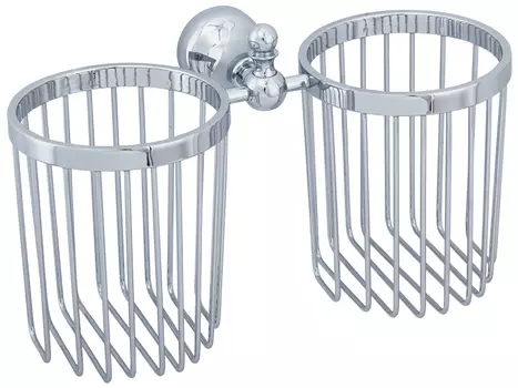 Корзинка двойная универсальная Veragio Gialetta 27 см VR.GIL-6454.CR хром