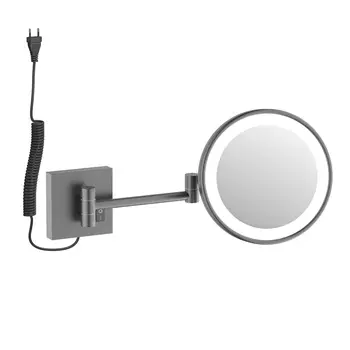 Косметическое зеркало с подсветкой Timo Luiro 18474/18 черное золото