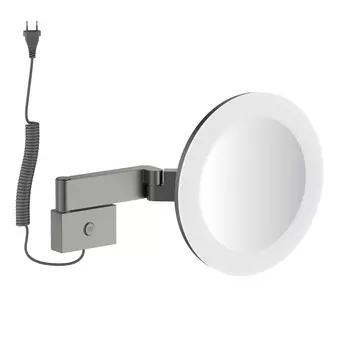 Косметическое зеркало с подсветкой Timo Saona 13374/18 черное золото