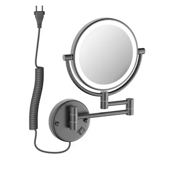 Косметическое зеркало Timo Saona 13376/18 черное золото