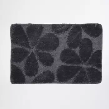 Коврик для ванной комнаты Wasserkraft Diemel Charcoal Gray BM-2212 угольный серый