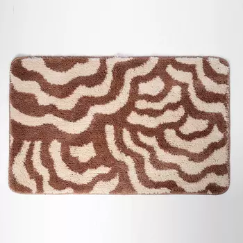 Коврик для ванной комнаты Wasserkraft Donau BM-9401 коричневый