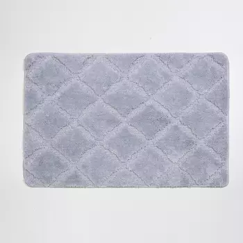 Коврик для ванной комнаты Wasserkraft Lippe Micro Chip BM-6511 серый