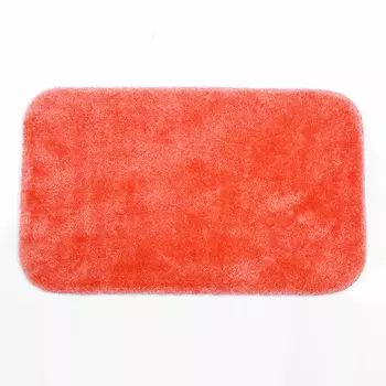 Коврик для ванной комнаты Wasserkraft Wern Reddish orange BM-2573 красно-оранжевый