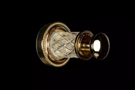 Крючок Boheme Murano Cristal 10906-CRST-G золото