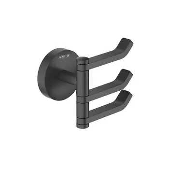 Крючок для полотенец Aquatek Бетта AQ4632MB черный матовый