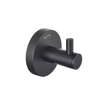 Крючок для полотенец Aquatek Европа AQ4101MB черный матовый