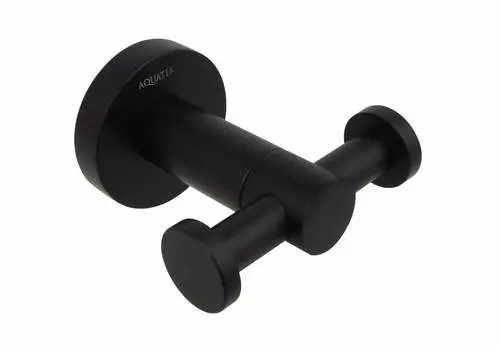Крючок для полотенец Aquatek Вега AQ4002MB черный матовый
