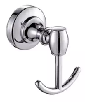 Крючок двойной CeramaLux Bianco 52001 хром