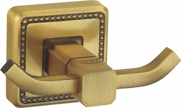 Крючок двойной для полотенец WONZON & WOGHAND ROMA WW-7225 бронза