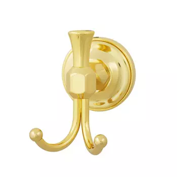 Крючок двойной Migliore Fortuna 27711 золото