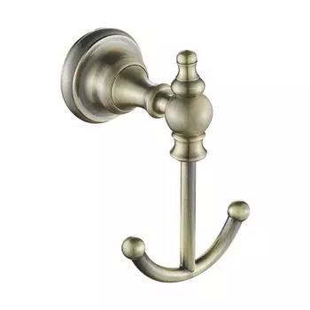 Крючок двойной Rose RG1121Q бронза