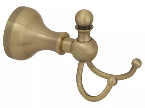 Крючок двойной Veragio Gialetta VR.GIL-6433.BR бронза