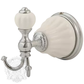 Крючок Migliore Olivia 17492 хром, белый