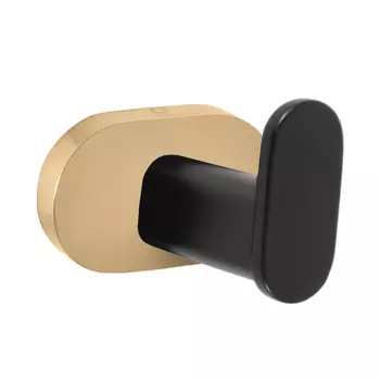 Крючок настенный Rav Slezak Yukon YUA0100CMATZ черный, золото