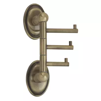 Крючок тройной поворотный Veragio Bonjour VR.BNR-7835.BR бронза