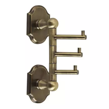 Крючок тройной поворотный Veragio Stanford VR.STD-7735.BR бронза