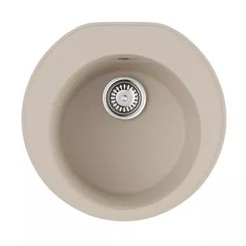Кухонная мойка 50.5 см Omoikiri Miya 50R-BE с донным клапаном ваниль