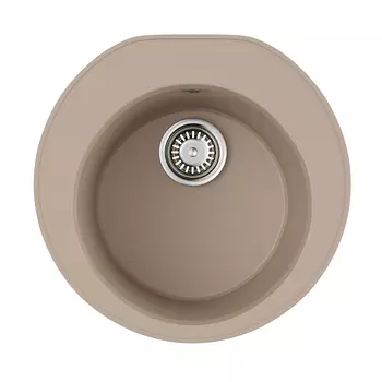 Кухонная мойка 50.5 см Omoikiri Miya 50R-CH с донным клапаном шампань