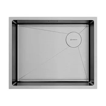 Кухонная мойка 54 см Omoikiri Taki 54-U/IF-IN Side SF с донным клапаном нержавеющая сталь