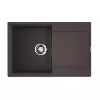 Кухонная мойка 78 см Omoikiri Daisen 78T-DC с донным клапаном темный шоколад
