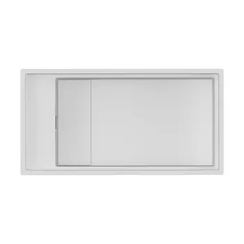 Кухонная мойка 86 см Omoikiri Kinaru 86-U/I-WH с донным клапаном белый