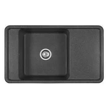 Кухонная мойка Акватон Беллис 87 графит 1A724832BS210