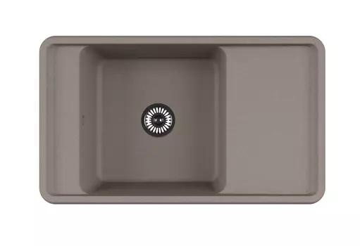 Кухонная мойка Aquaton Беллис 87 серый шёлк 1A724832BS250