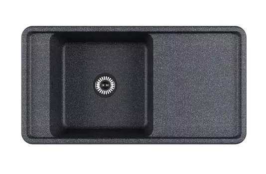 Кухонная мойка Акватон Беллис 97 графит 1A725132BS210
