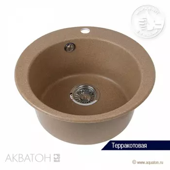 Кухонная мойка Aquaton Иверия 1A711032IV270 терракотовая