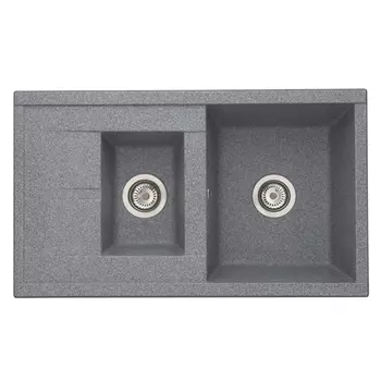 Кухонная мойка Aquaton Делия 87 серый 1A716232DE230