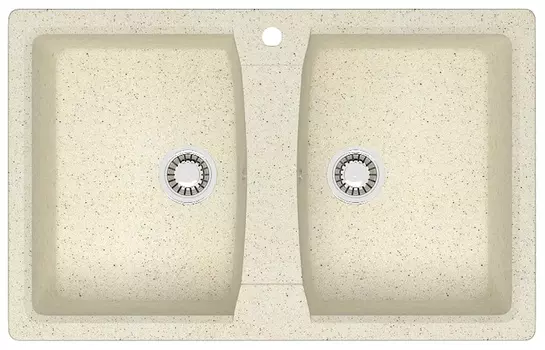 Кухонная мойка Azario Elmas 78 см CS00078331 бежевая