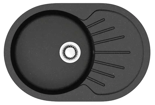 Кухонная мойка Azario Flora 73 см CS00079913 черная
