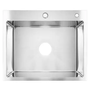Кухонная мойка Azario Sabrina 60 см AZS6050S серебро