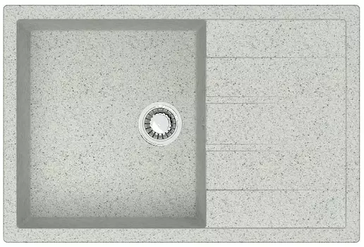 Кухонная мойка Azario Vision 75 см CS00078341 светло-серая