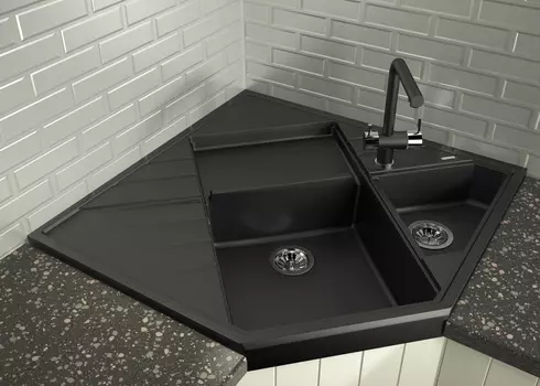 Кухонная мойка Florentina Бомбей 90 см 20.375.J0900.302 антрацит