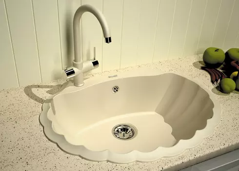 Кухонная мойка Florentina Гребешок 70 см 20.345.E0695.201 жасмин