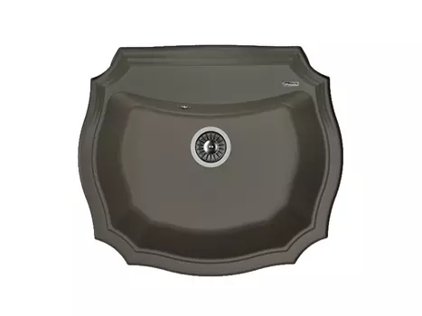 Кухонная мойка Florentina Эмилия 64 см 20.355.D0640.302 антрацит
