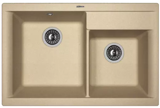 Кухонная мойка Florentina Касси 78 см 20.230.E0780.104 бежевая