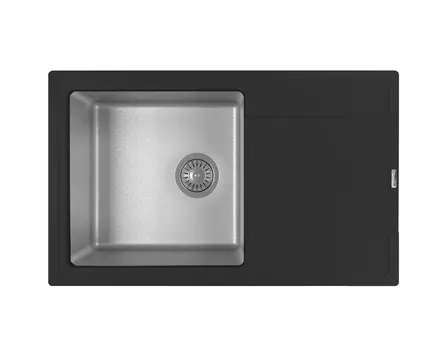Кухонная мойка Florentina Комби 78 см 21.395.D0780.302 антрацит