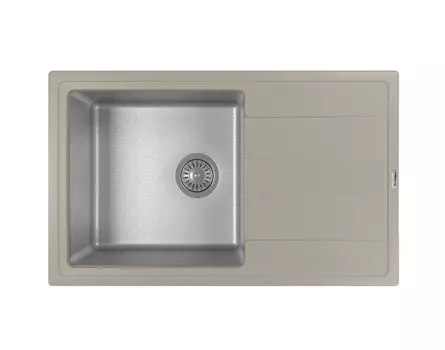Кухонная мойка Florentina Комби 78 см 21.395.D0780.305 грей